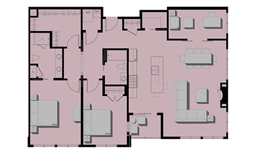 Two Bedroom Condominiums